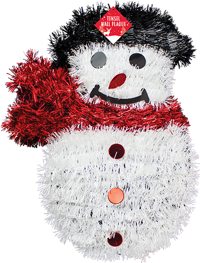 Christmas Tinsel Wall Plaque - Christmas Day (800x620), Png Download