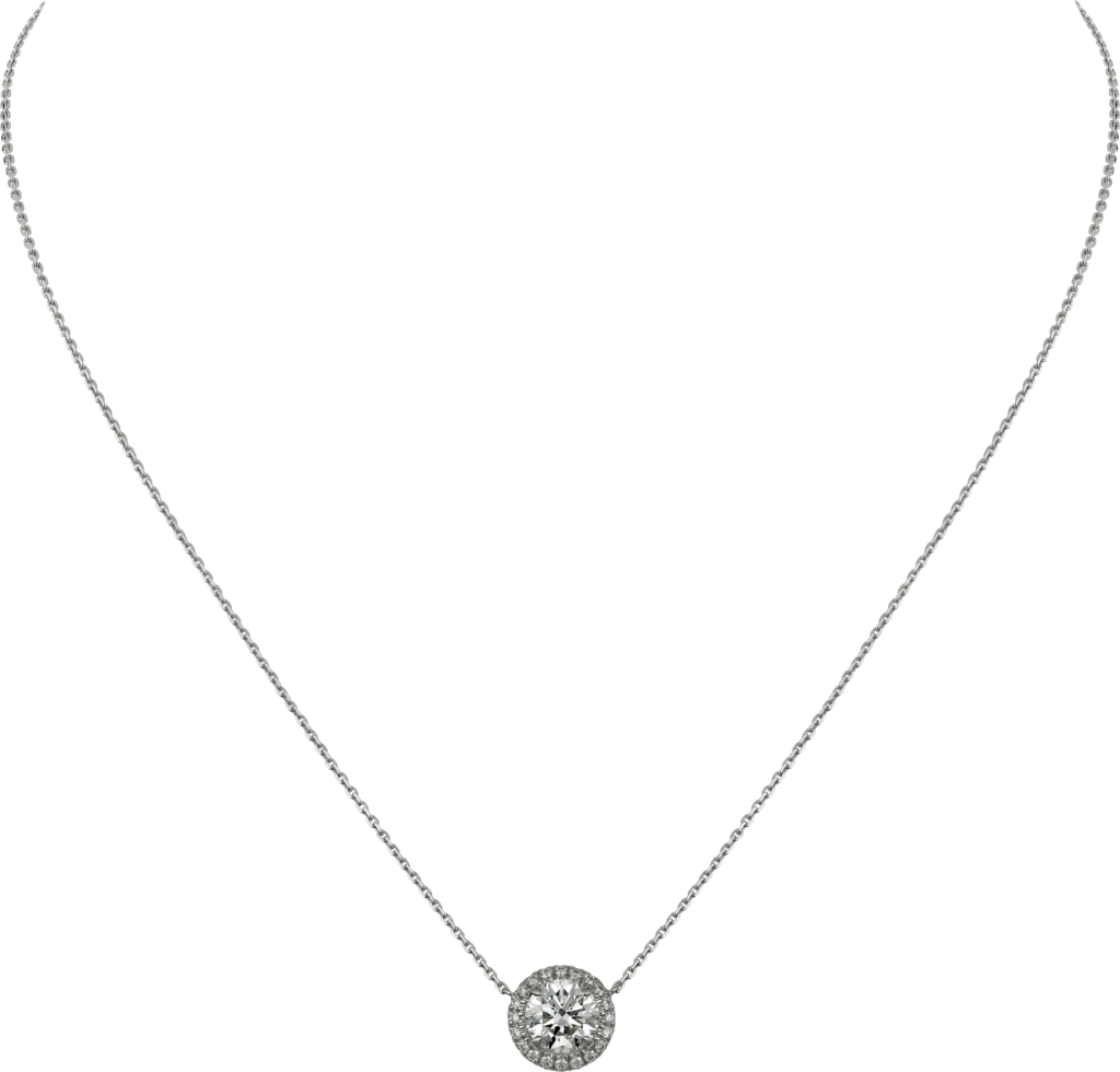 Cartier Destinée Necklacewhite Gold, Diamonds - Cartier Diamond Necklace Simple (1024x980), Png Download