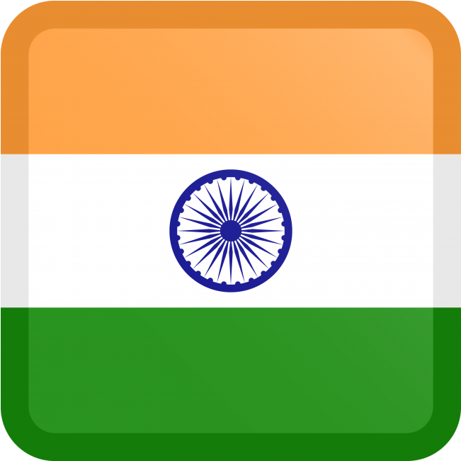 Indian Flag - India Flag Icon Square (866x650), Png Download