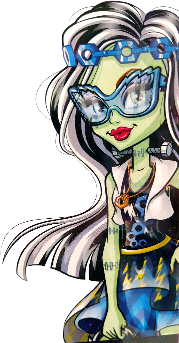 Frankie Stein Is The Daughter Of Frankenstein's Creature (619x1163), Png Download