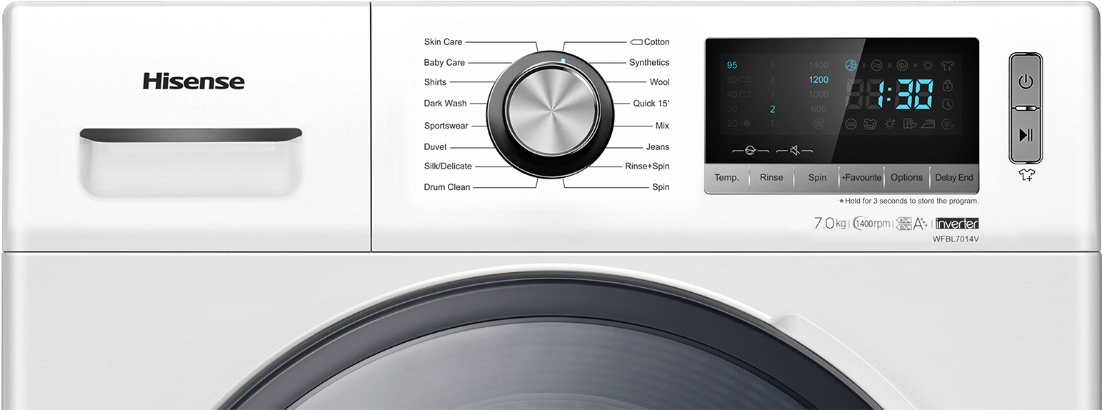 Touch Button Controls For Easy Operation - Washing Machine (1928x1051), Png Download