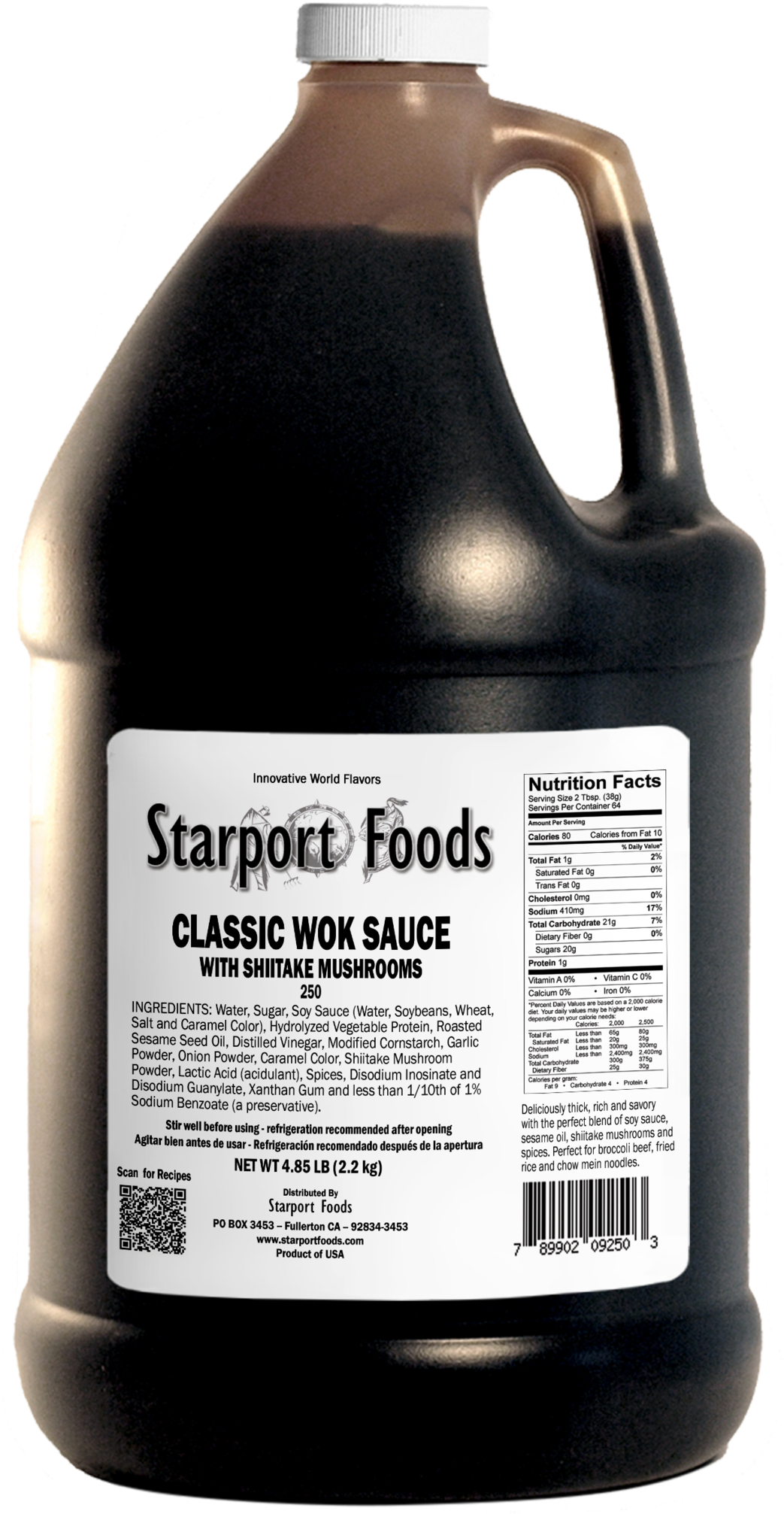 Classic Wok Stir-fry Sauce With Shiitaki Mushrooms - Starport Jerk Sauce (1365x2048), Png Download