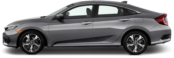 Honda Civic Touring - Honda Civic 2018 Black (640x480), Png Download