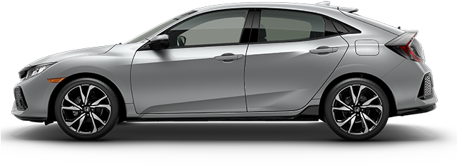 Used 2017 Honda Civic Hatchback In Bronx, Ny - 2019 Honda Civic Hatchback Black (640x480), Png Download