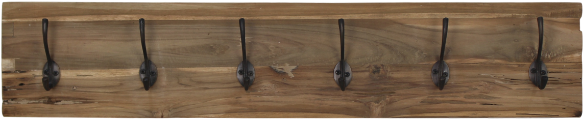 Wall Mounted Coat Rack Railwood - Shelf (1366x566), Png Download