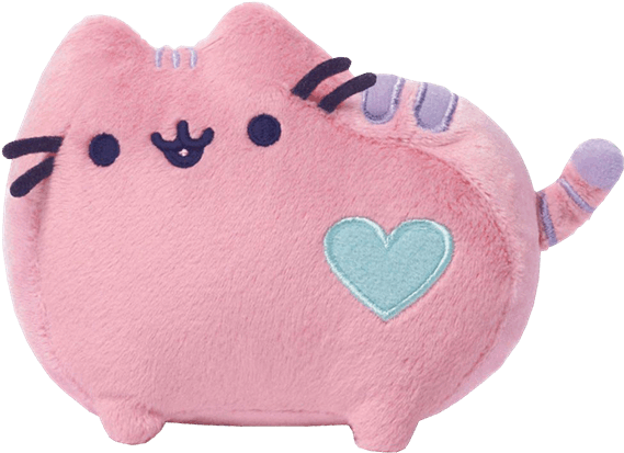 Gund Pusheen Pastel Pink Heart Plush Pusheen Cat, Quis, - Gund Pusheen Pastel Pink Heart Plush (600x600), Png Download