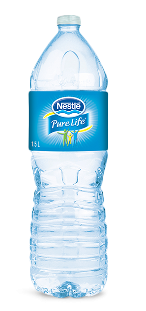 Nestlé Pure Life Natural Spring Water Pet Bottle Png - Nestle Pure Life Purified Water Sport Bottle (600x675), Png Download