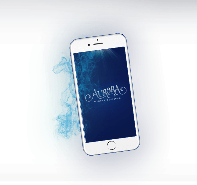 Discover The Aurora Winter Festival App - Samsung Galaxy (645x604), Png Download