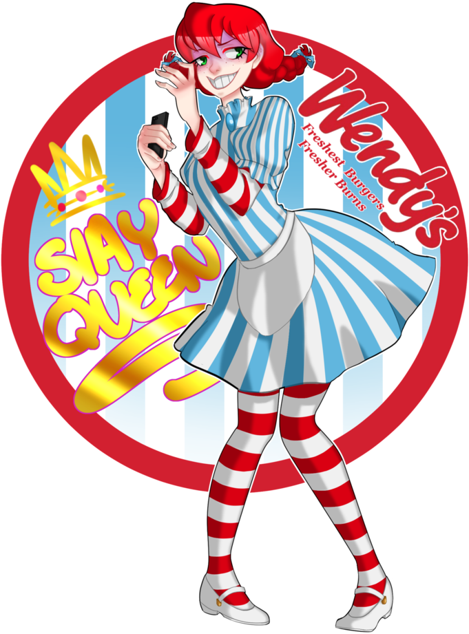 Smug Wendy By Brielzebub - Fast Food Rampage Fanart (719x1112), Png Download