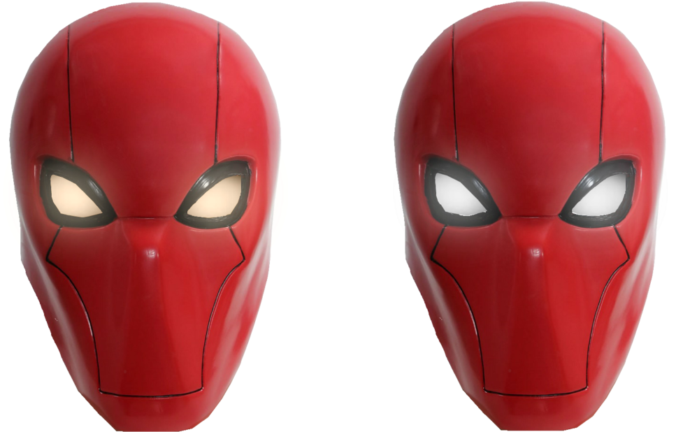 Clipart Black And White Red Hood S Helmet By Asthonx - Red Hood Helmet Png (1184x674), Png Download