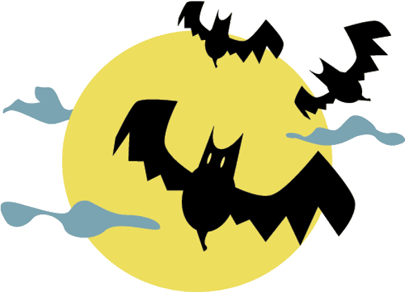 Halloween Moon Clip Art - Png Moon Cartoon Halloween (600x600), Png Download