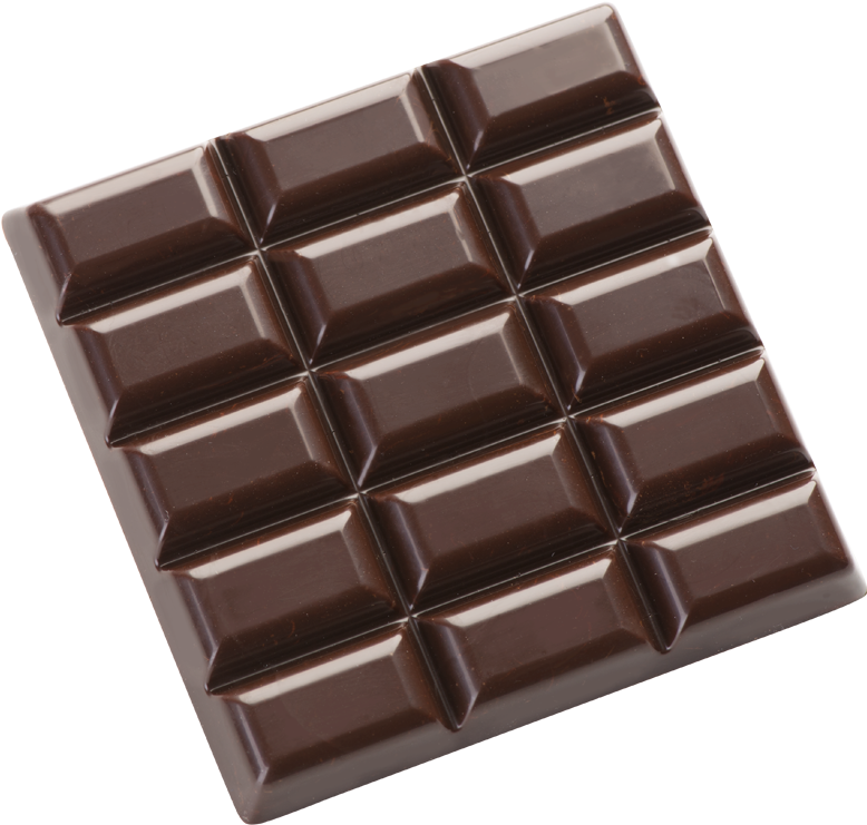 Square Tablet - Square Chocolate Png (800x800), Png Download