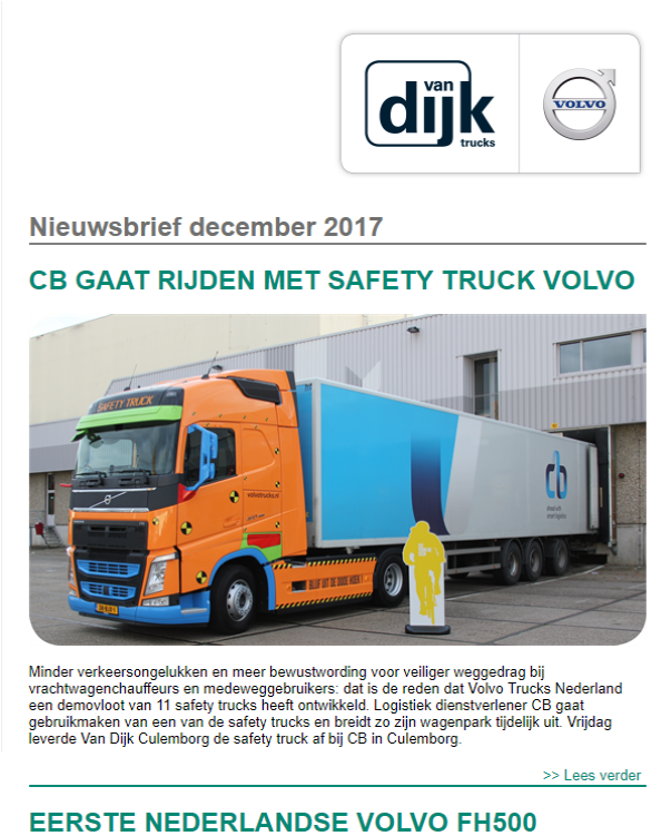 Nieuwsbrief December - Trailer Truck (774x750), Png Download