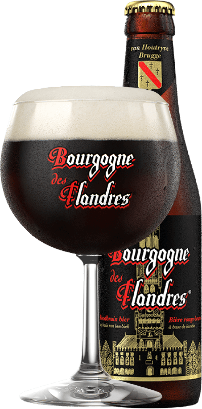 The Real Taste Of Bruges Red-brown Beer With A Rich, - Bourgogne Des Flandres (680x1374), Png Download