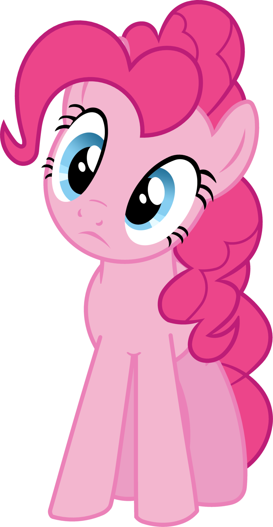 Sweet Pinkie Pie Wallpapers 44 - Pinkie Pie Confused Vector (900x1734), Png Download