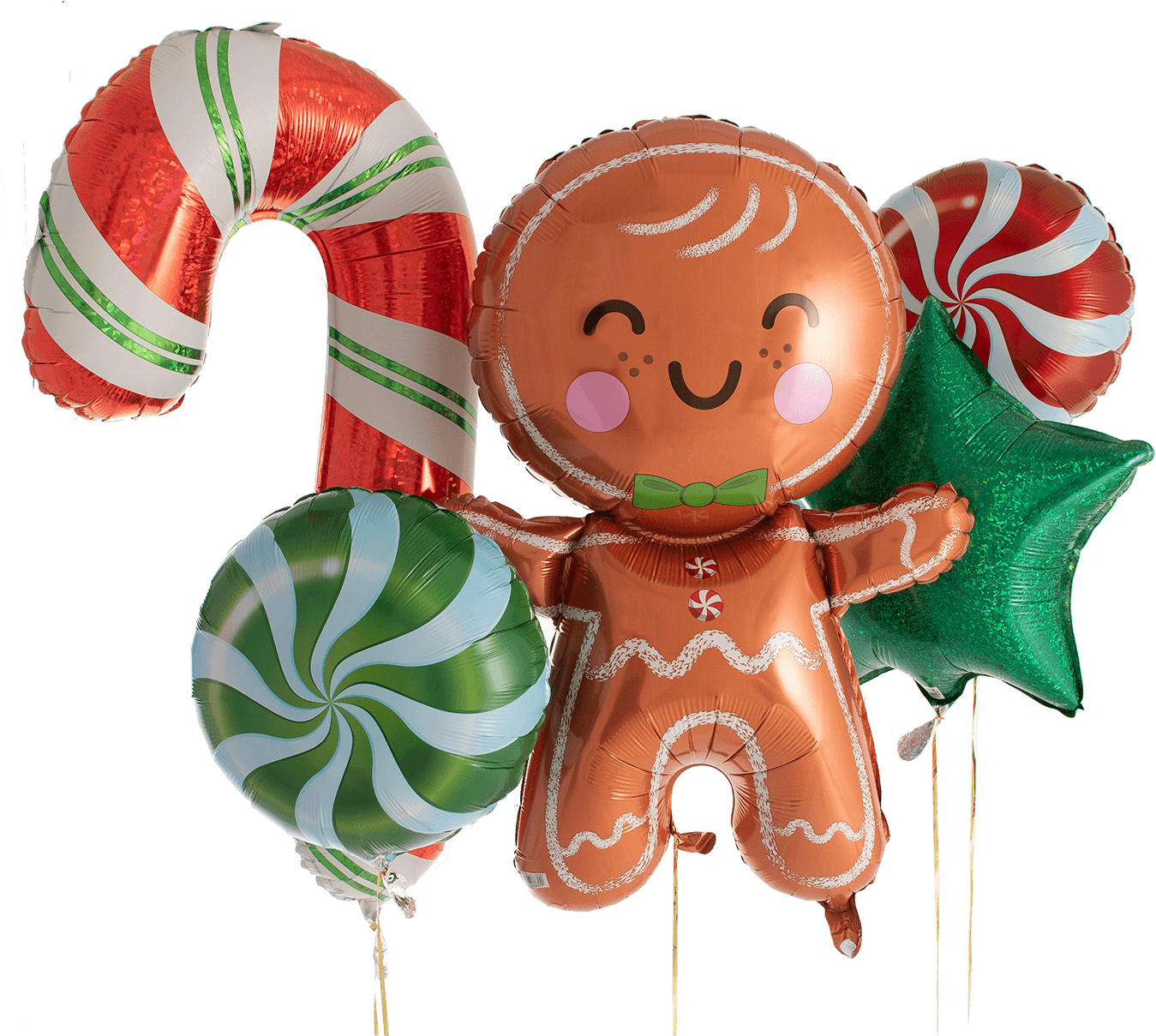 Gingerbread Christmas Bunch - Gingerbread Man (1400x1400), Png Download