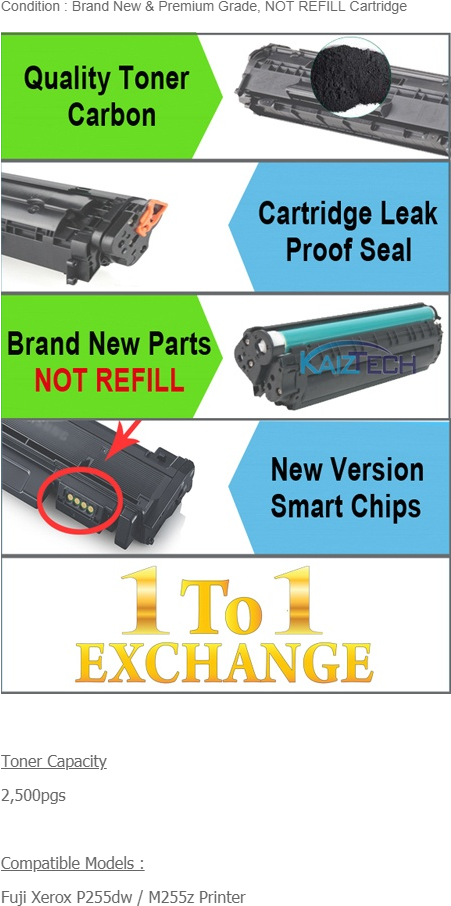 3 Unitsx P255dw / M255z Premium Compatible Toner Cartridge - Poster (750x1000), Png Download