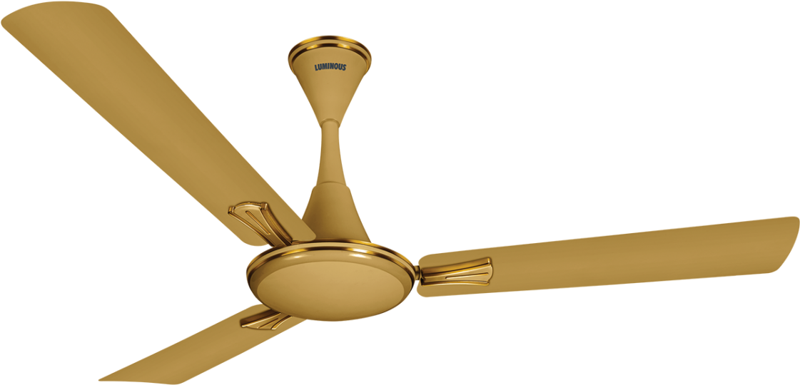 1200mm Audie Ceiling Fan Berkeley Gold - Ceiling Fan (1120x1120), Png Download