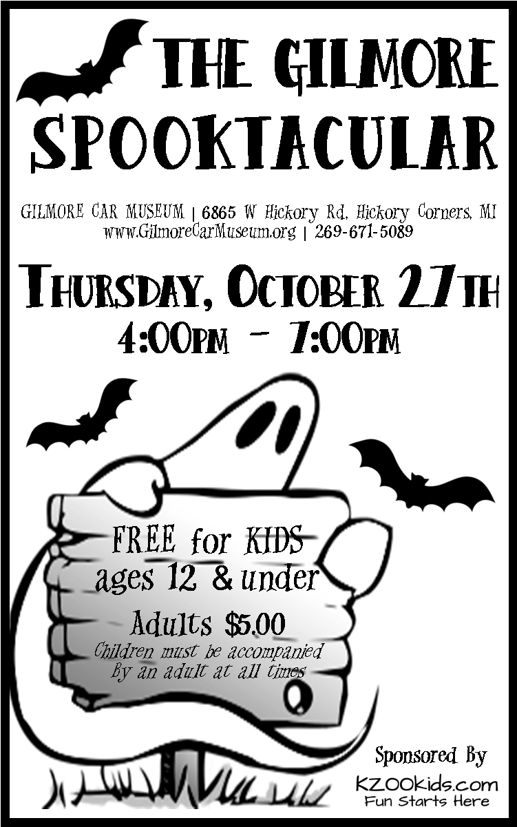 The Gilmore Car Museum's 6th Annual Halloween Spooktacular - Museum Family Halloween (763x1212), Png Download