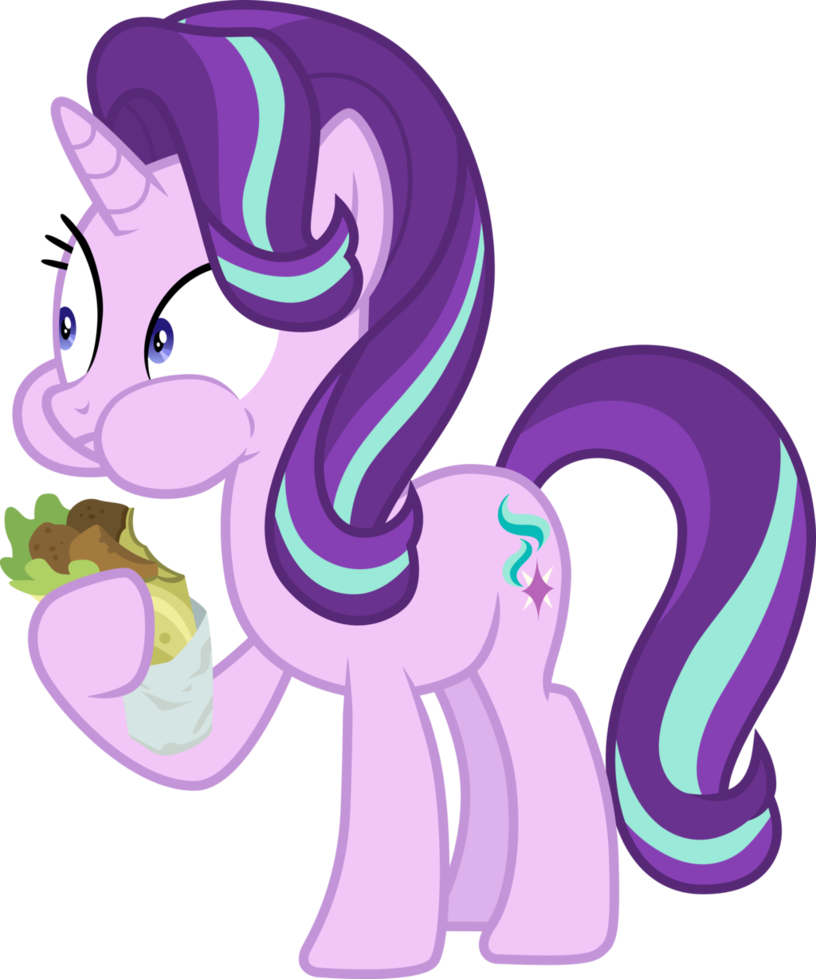 Starlight Glimmer Eating By Cloudyglow - My Little Pony Snowfall Frost (816x979), Png Download