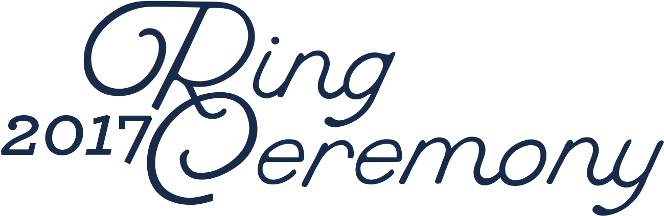 Ring Ceremony - Ring Ceremony Text Png (1341x423), Png Download