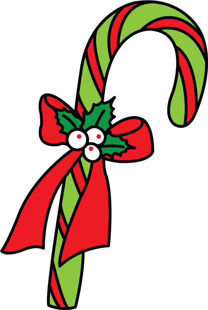 Cane Drawing Hard Candy Clipart Download - Christmas Candy Cane Drawing (720x1280), Png Download