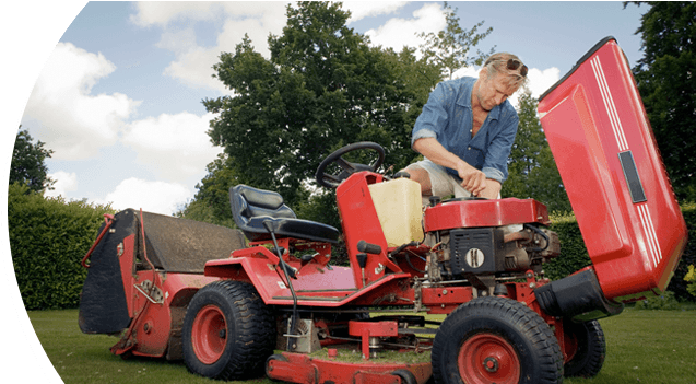 Weed Eater On The Fritz Mower Not Starting - Lawn Mower (950x350), Png Download