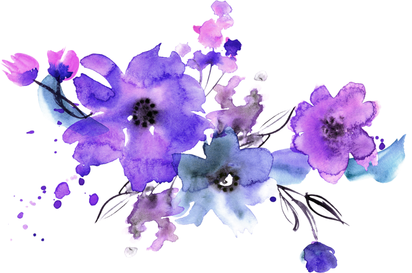 Offering Garden Inspired Cocktails, Sun Drenched Spaces - Personalized Watercolor Floral Frame Metal And Faux (814x540), Png Download