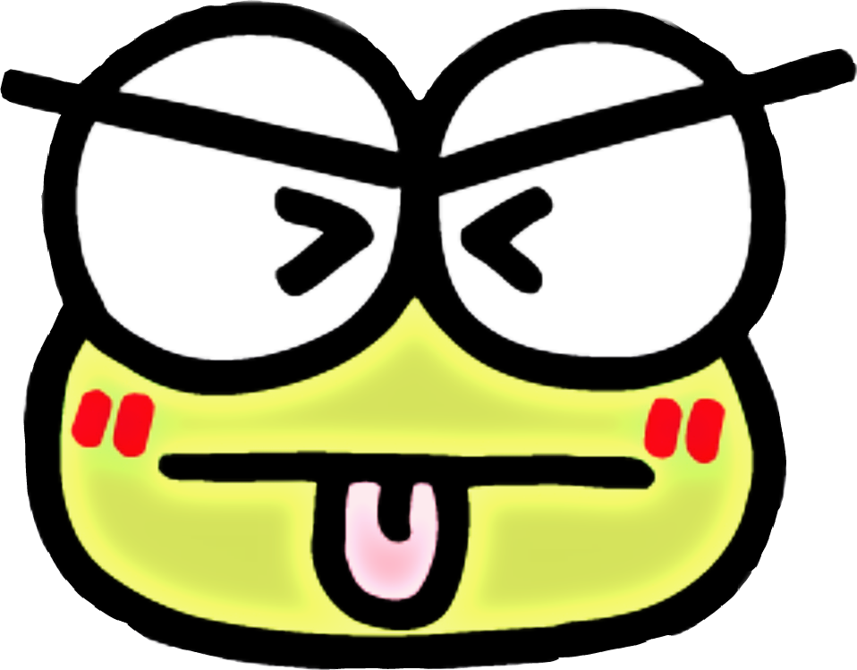 Keroppi Stickers (958x749), Png Download