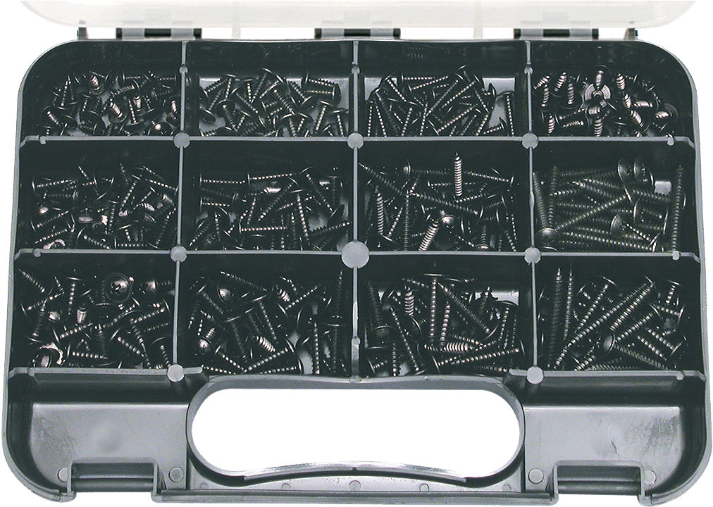 Gj Works Self-tapping Screws Mushroom Head Phillips - Gjworks Gka710 - Self Tapping Screws - Box Pan Head (1055x736), Png Download