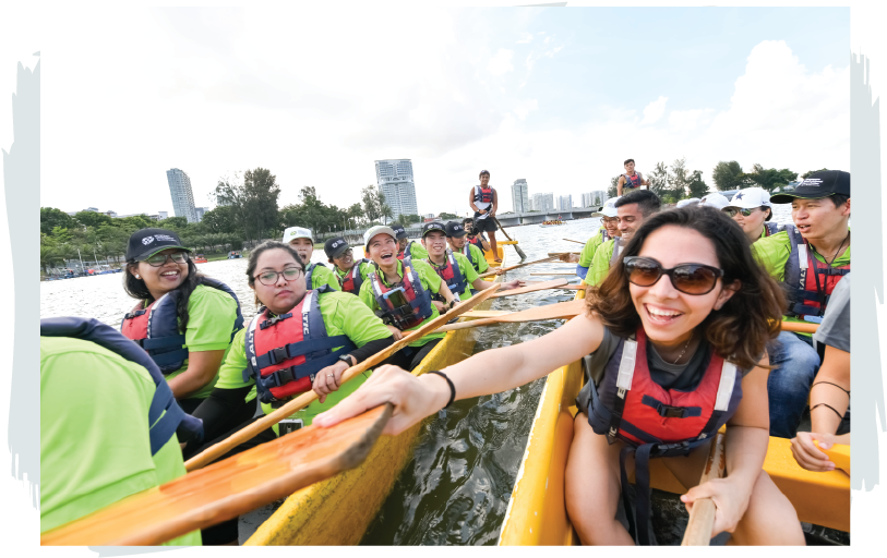 Experiences Active Dragon Boat - Dragon (842x596), Png Download