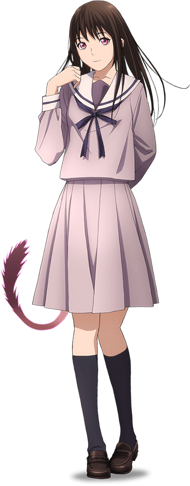 Noragami - Cosplay Hiyori Iki Noragami (374x954), Png Download