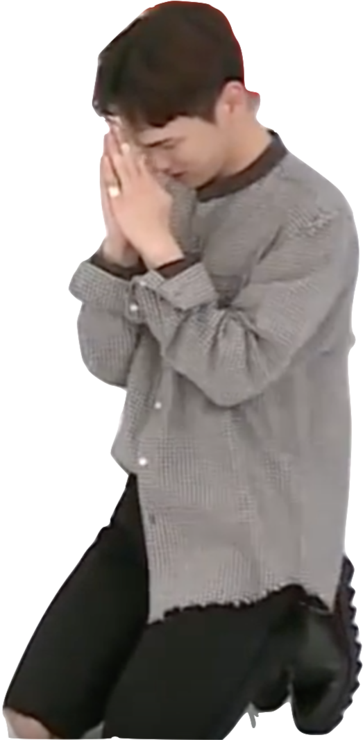 Praying - Kibum Weekly Idol (523x1066), Png Download