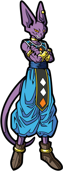 Beerus Mini Figpin - Beerus Figpin (540x945), Png Download