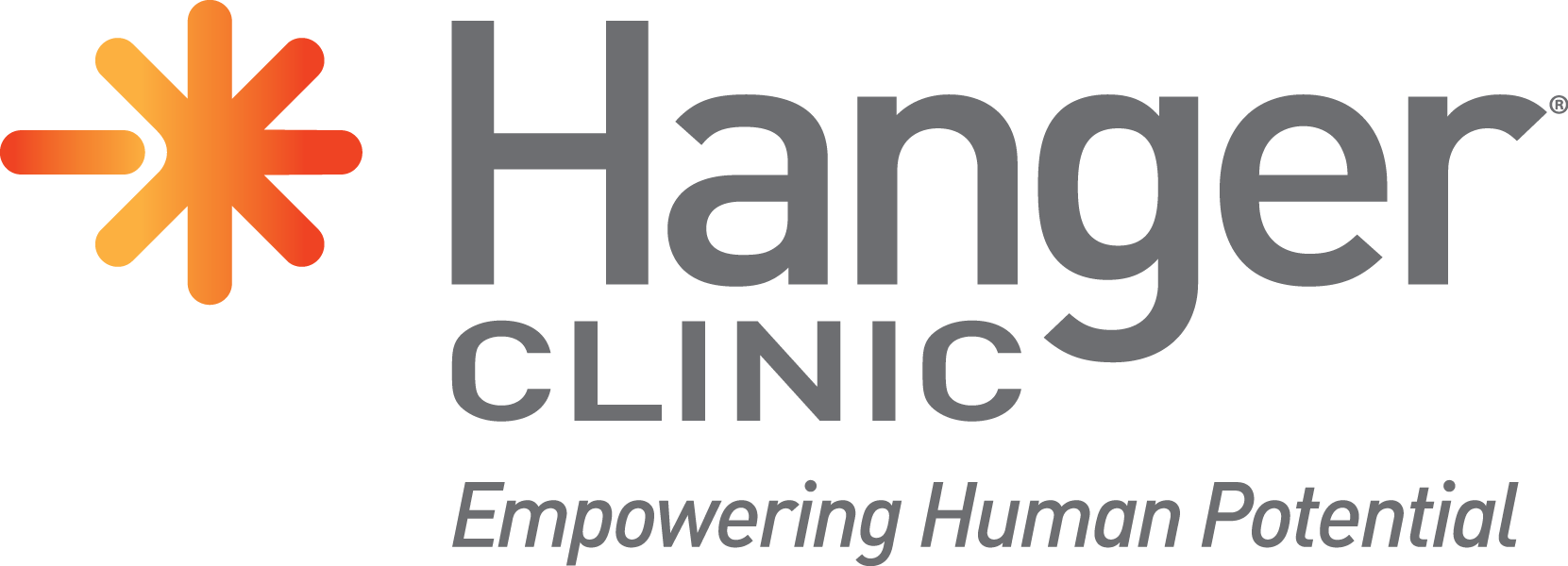 Hanger Clinic - Hanger Clinic Logo Png (1661x600), Png Download