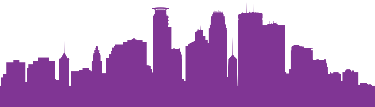 Cityscape Minneapolis - Minneapolis Skyline Art (1500x430), Png Download
