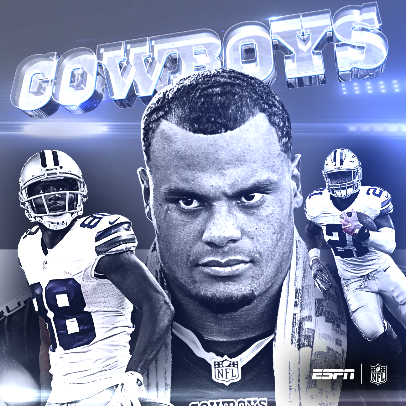 Nfl On Espn On Twitter - Cowboys Memes 2018 (1296x1296), Png Download