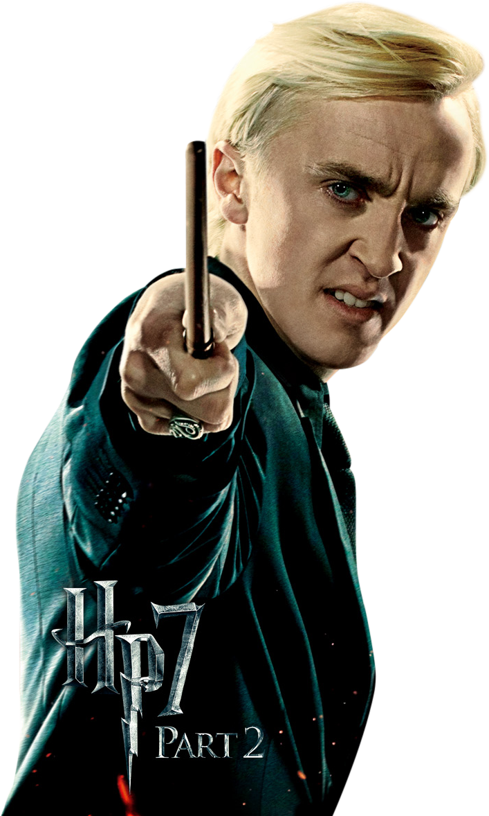 Png Malfoy Png Malfoy - Harry Potter Draco Malfoy's Character Wand (707x1178), Png Download