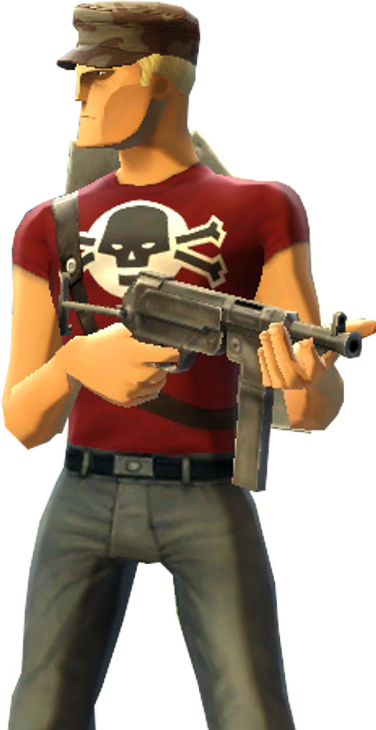 A National Soldier Armed With A Sub-machine Gun - Battlefield Heroes National Army Flag (734x1424), Png Download