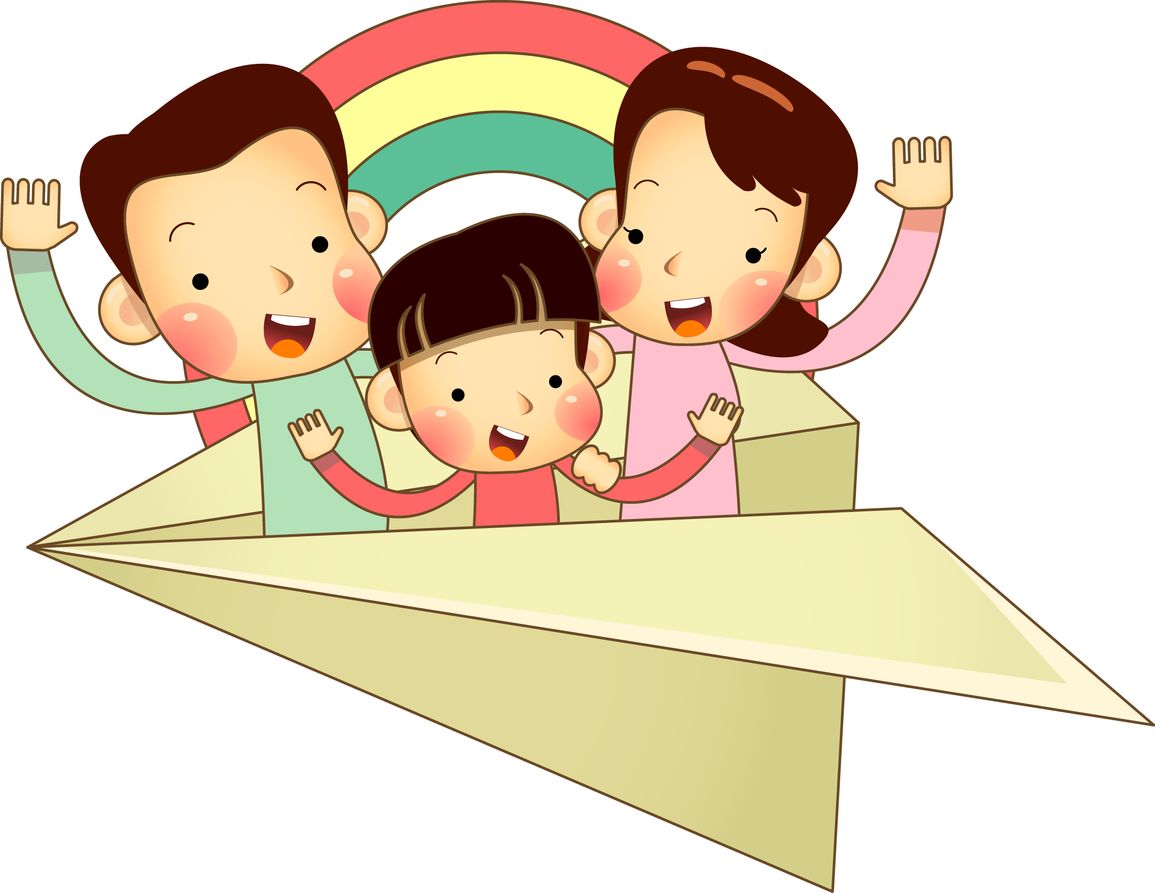 Happiness Child Illustration Mom - Papá Y Mamá Animados (2278x1762), Png Download