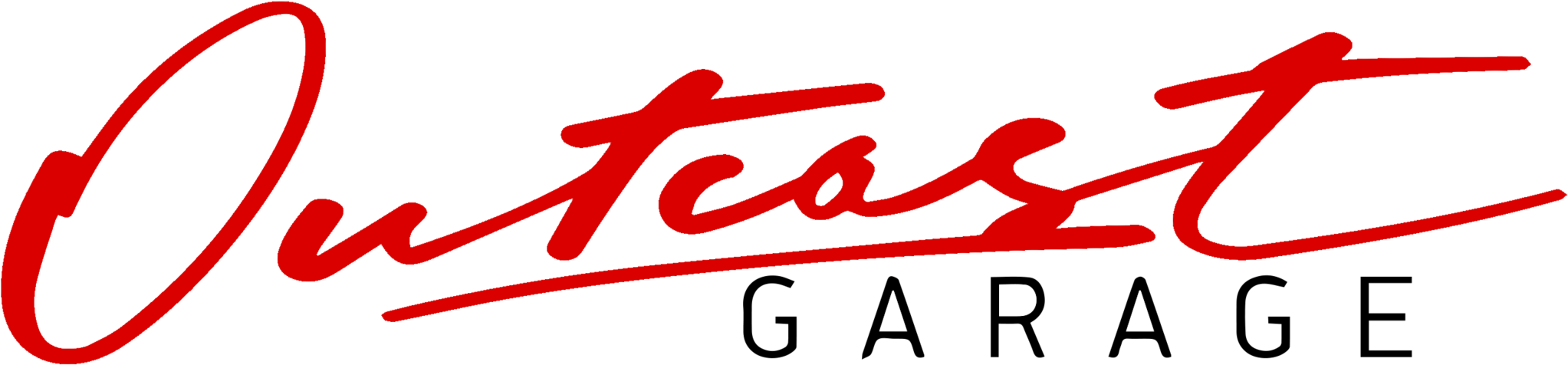 Outcast Garage Logo (2260x630), Png Download