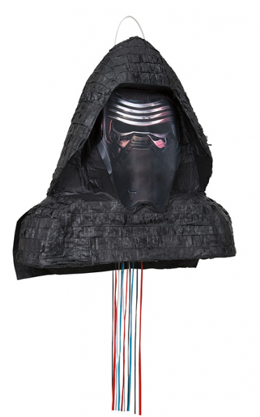 Unique Party 3d Pull Pinata - Star Wars Kylo Ren (595x595), Png Download