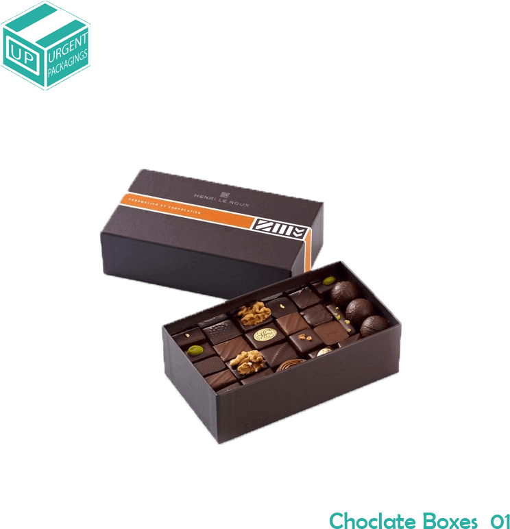Com Offers High Quality Chocolate Boxes & Custom Boxes - Henri Leroux Chocolate Box (800x800), Png Download