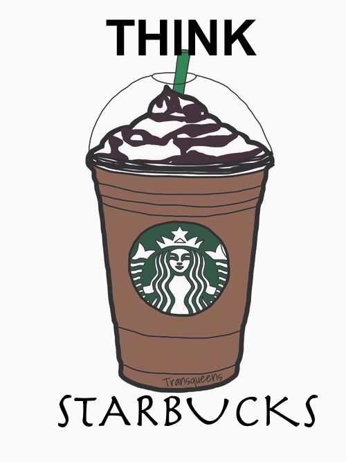 Dibujos Kawaii, Dibujos Tumblr Png, Capas, Taza Dibujo, - Starbucks New Logo 2011 (500x667), Png Download