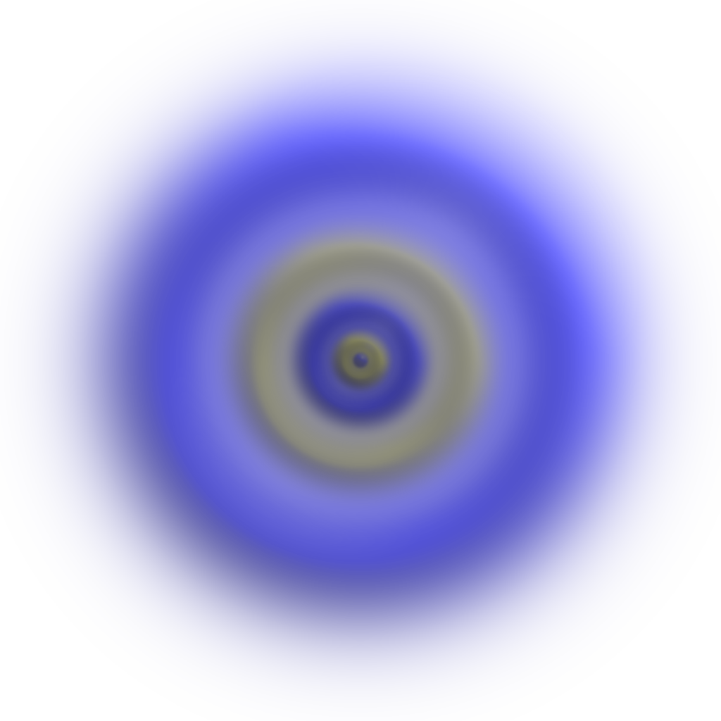 Atomic Orbital Cloud N5 L0 M0 - Circle (1024x1024), Png Download