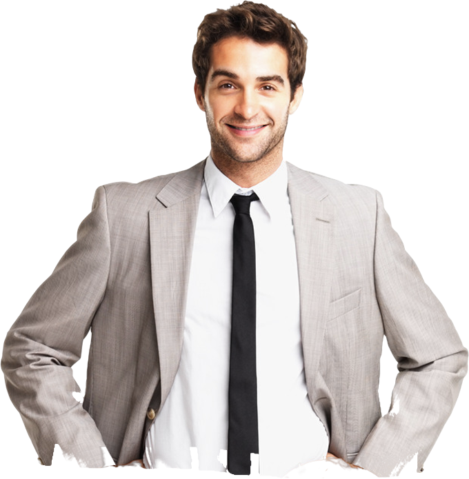 Homem Terno Png - Silhouette En Carton (680x695), Png Download