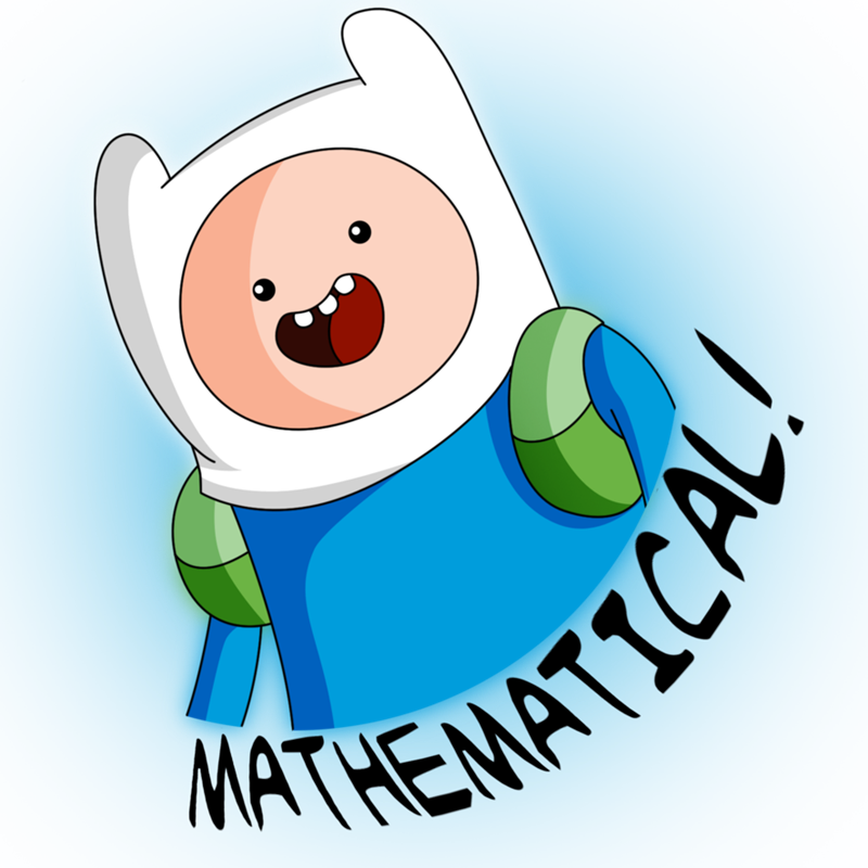 Would You Rather - Finn The Human Mathematical (800x800), Png Download