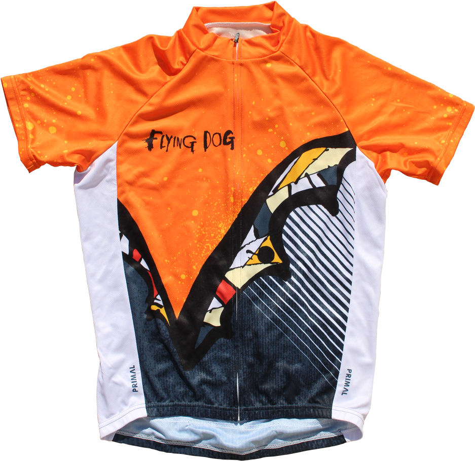 Flying Dog Cycling Jersey - Bicycle (1000x1000), Png Download