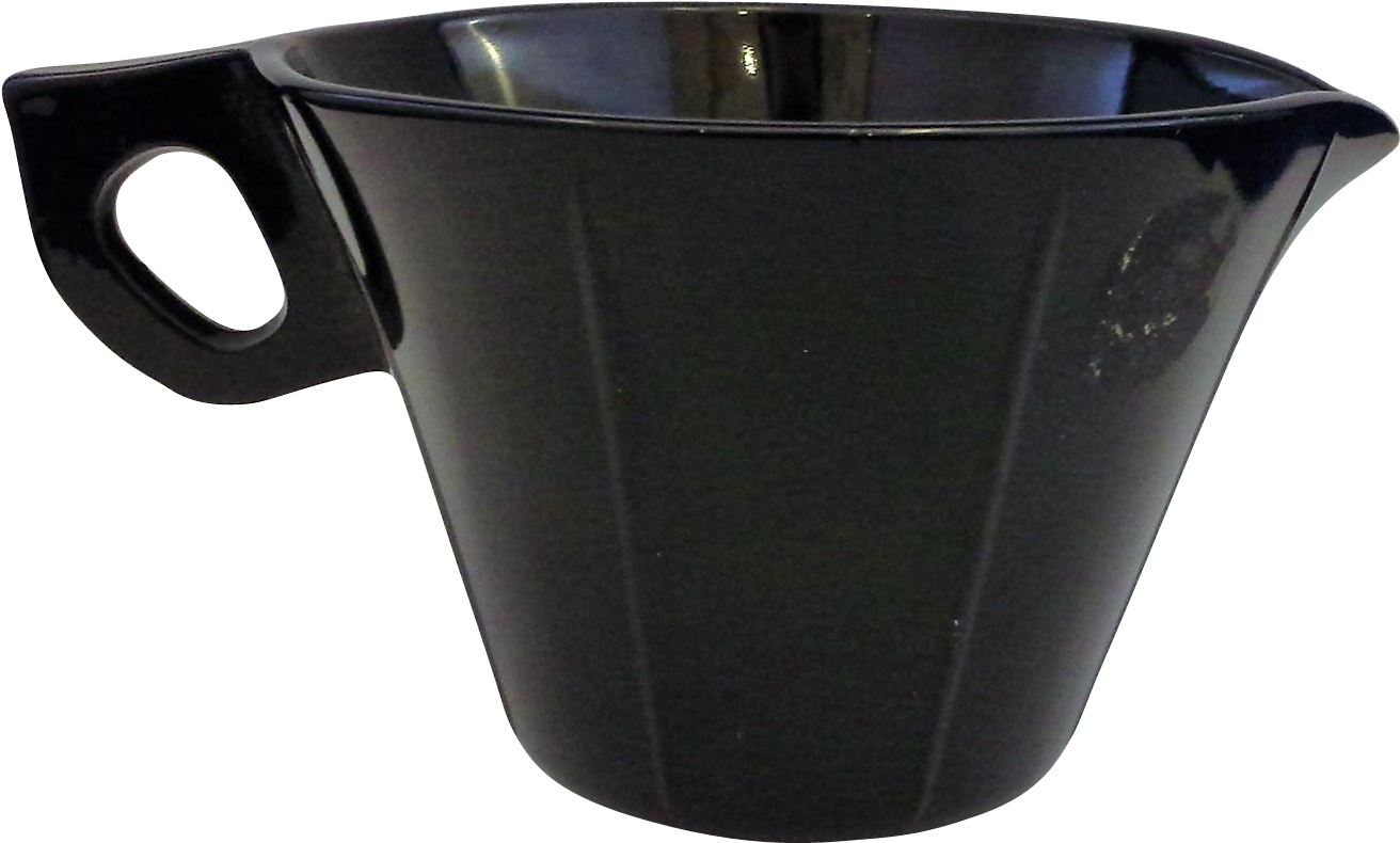 Us Scroll Black Depression Glass Creamer - Cookware And Bakeware (1311x1311), Png Download