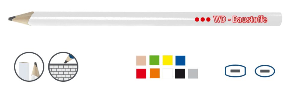 Graphic Of Masonry Pencils That Can Write Easily On - Colorfulness (975x295), Png Download